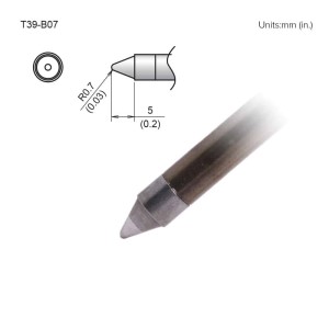 TIP,CONICAL,R0.7 X 5MM,FX-9701/9702